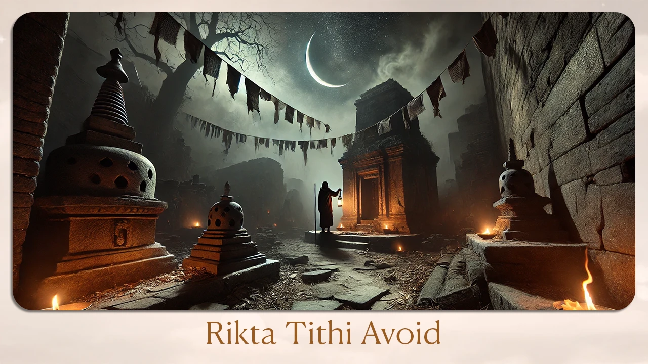Rikta Tithi Avoid